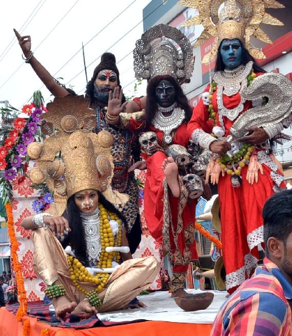 Tapeshwar temple shobha yatra in dehradun