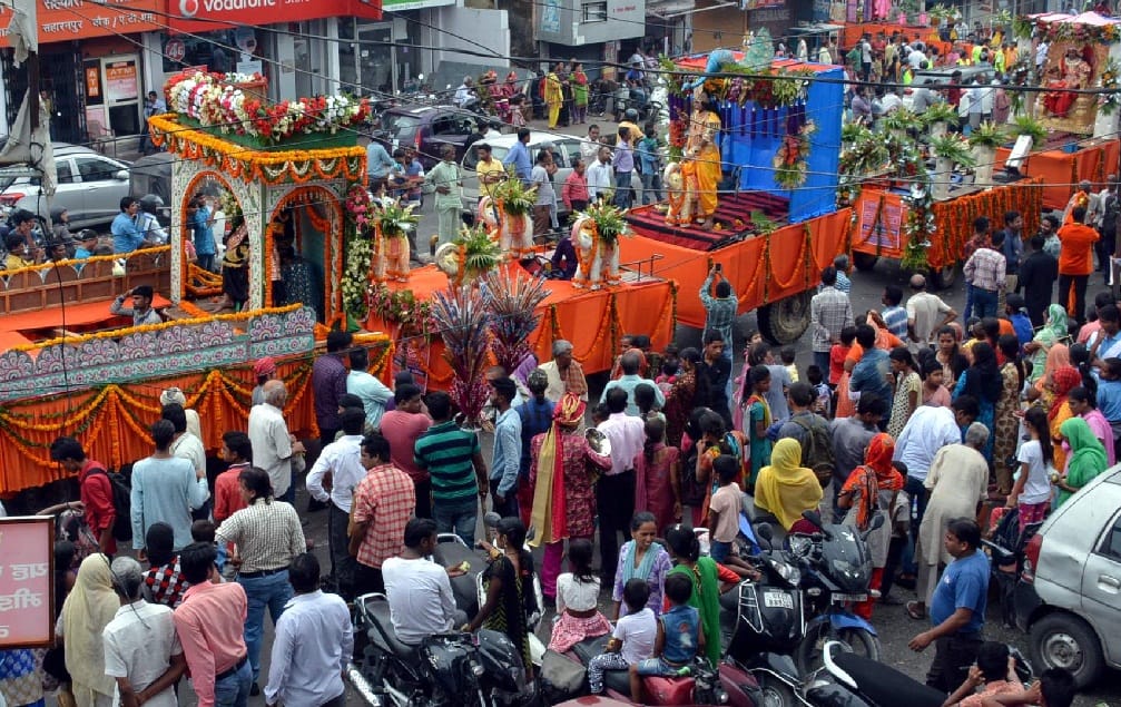 Tapeshwar temple shobha yatra in dehradun
