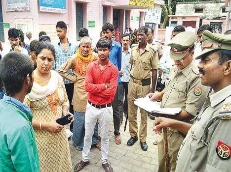 the pragnent lady died, family members pritesated 