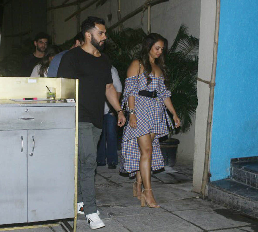 arbaaz khan birthday party pics sohail khan wife seema wore revealing dress