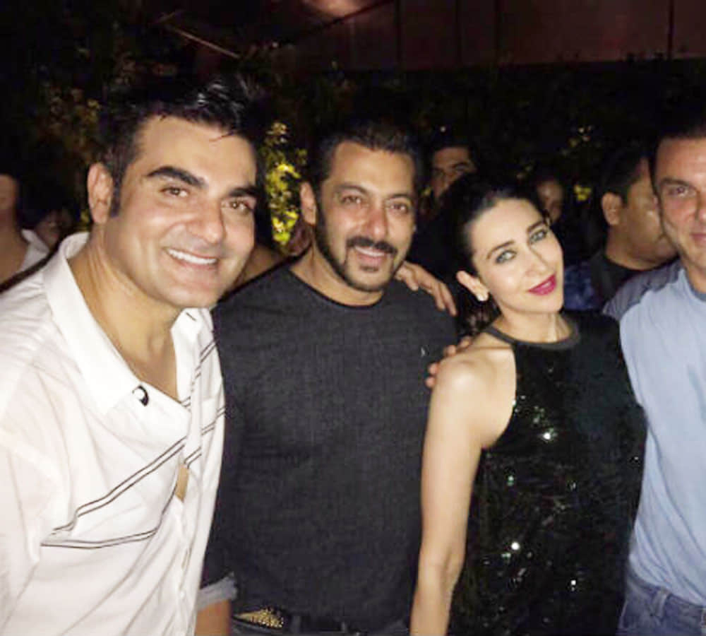 arbaaz khan birthday party pics sohail khan wife seema wore revealing dress