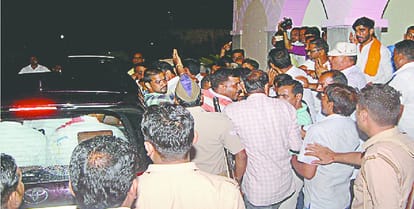 BJP MLAs beaten, ruckus