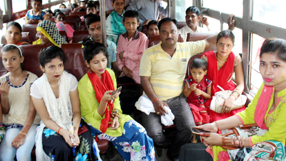 roadways buses became women bus