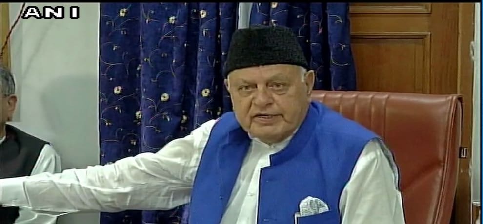 Farooq Abdullah says PoK belongs to paksitan must include neighbour for peace