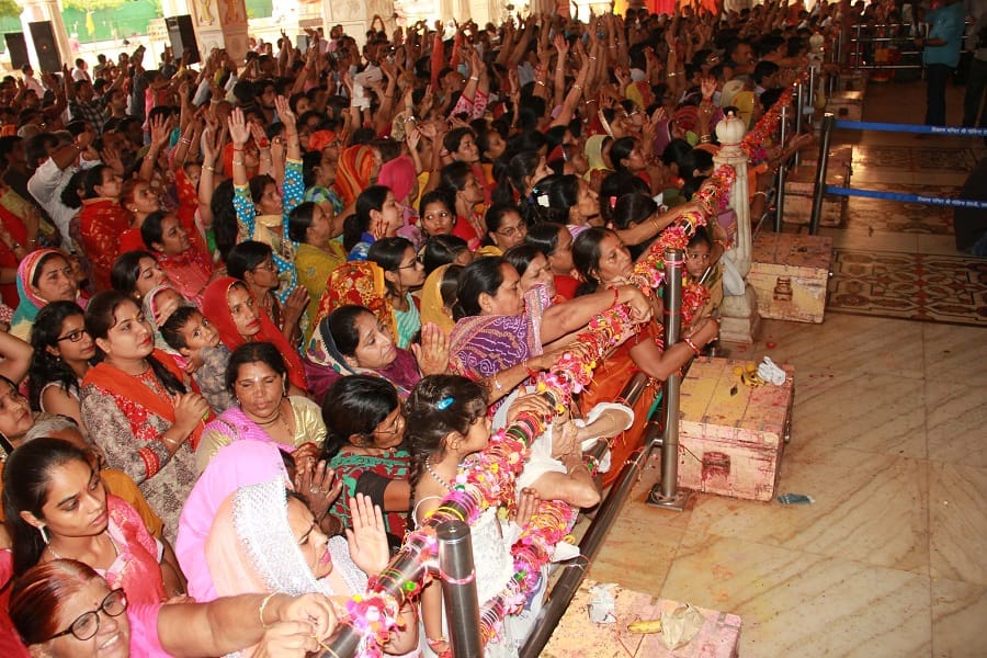 Rakhi celebration in govinddev temple