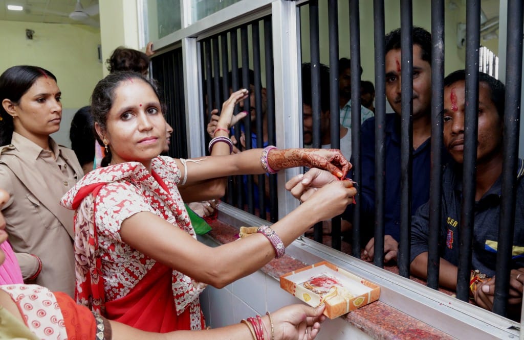 raksha bandhan in kota jail