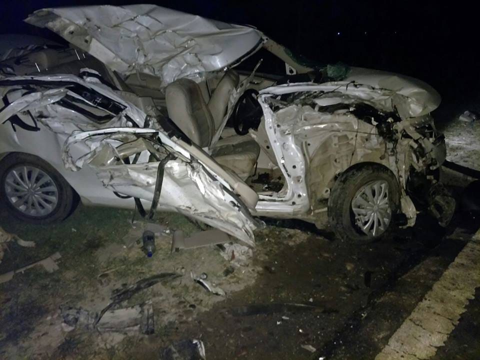 Big accident in moga, 4 people killed