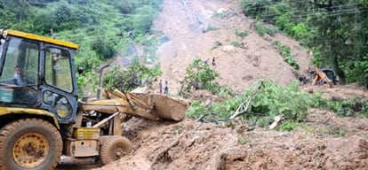 heavy rain in himachal damage to houses and crops