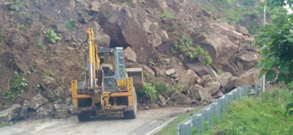 heavy rain in himachal damage to houses and crops