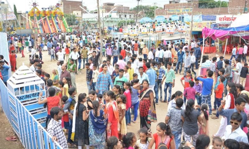 हुंडावाला बाग और सुहागनगर में लगा भुजरिया मेला