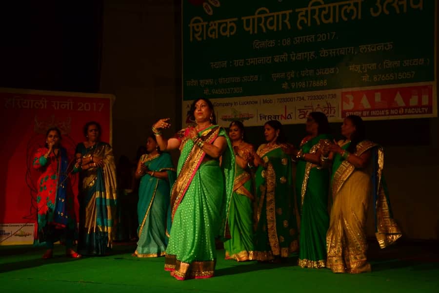 hariyali teez celebration in Lucknow.