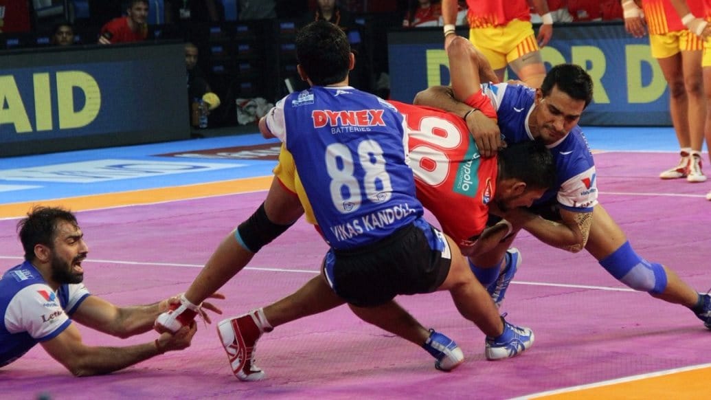Pro Kabaddi League 2017: Match 18 Haryana Steelers beat Gujarat Fortunegiants in Nagpur 