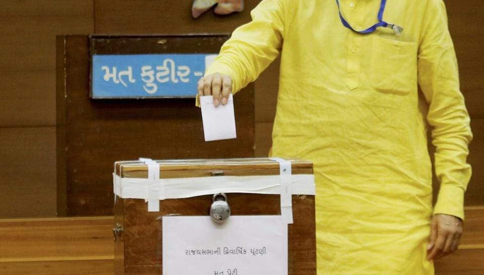 JD(U) MLA ChhotuVasava says he voted for Congress nominee ahmedpatel in the gujrat RajyaSabhaPolls