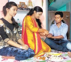 rakchabhandhan in kaushambi