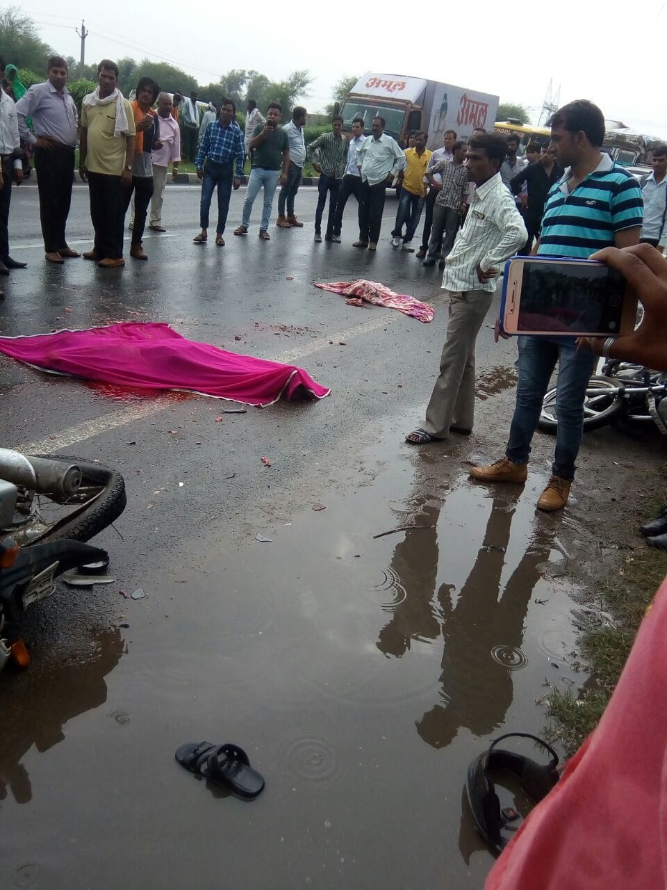 Two people death in road accident