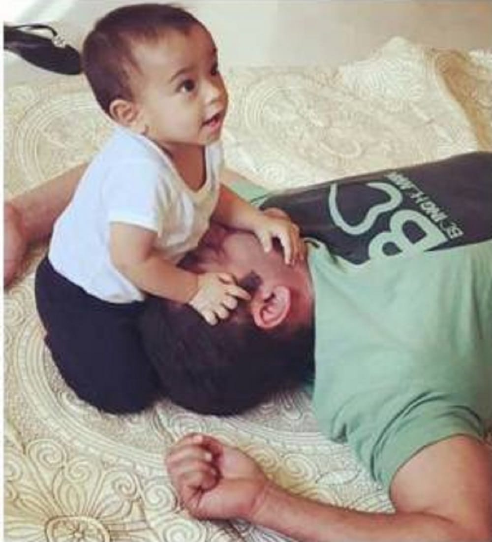 salman khan fighting video with nephew ahil viral 