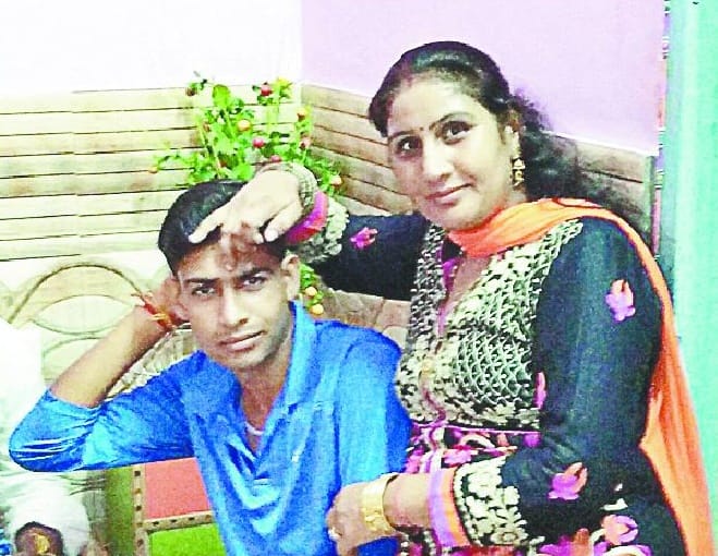 Sister kept fasting on brother's wrist  bind Rakhi