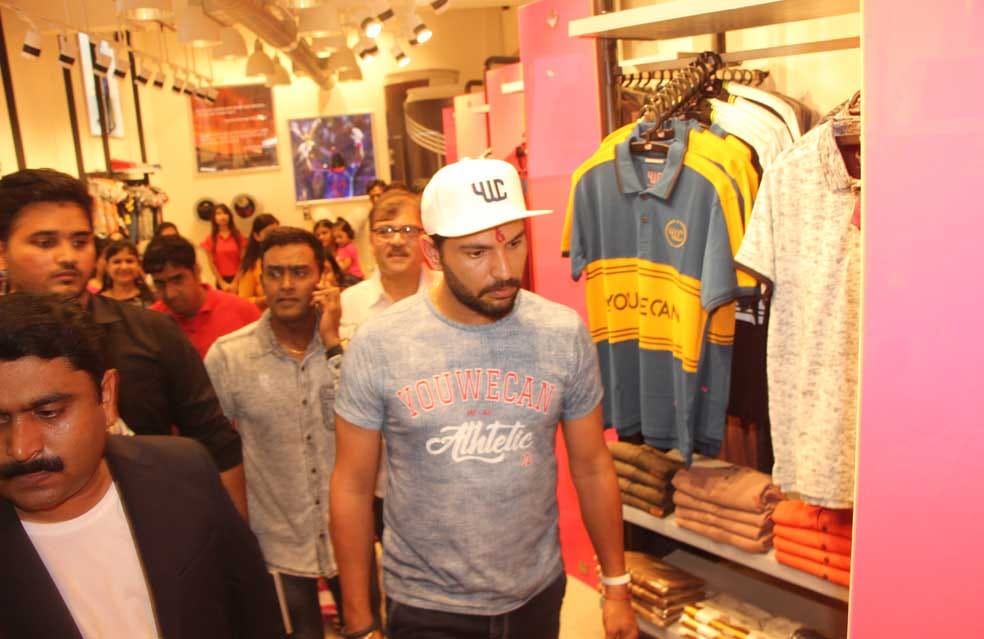 yuvraj singh gives success tips for youth in varanasi