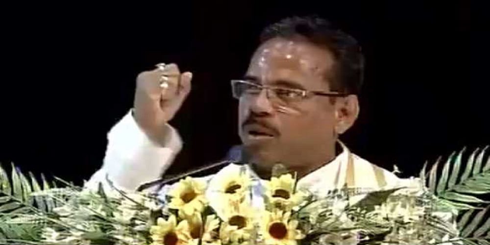 Bihar Minister slams media persons for not chanting slogan of Bharat Mata Ki Jai