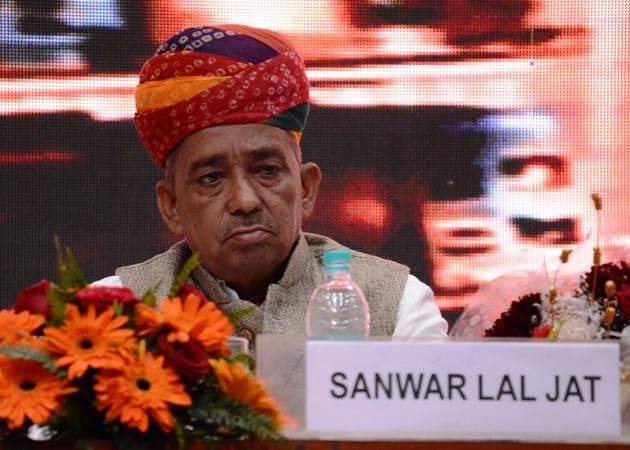 sanwar lal jat  was tallest jat leader in rajasthan