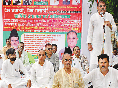 SP also targets BJP governments