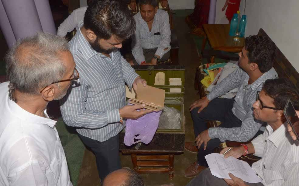 jai shanker prasad manuscripts is safe in his native home