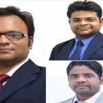 अतुल पांडे, नितिन कुकरेजा और महताब आलम 