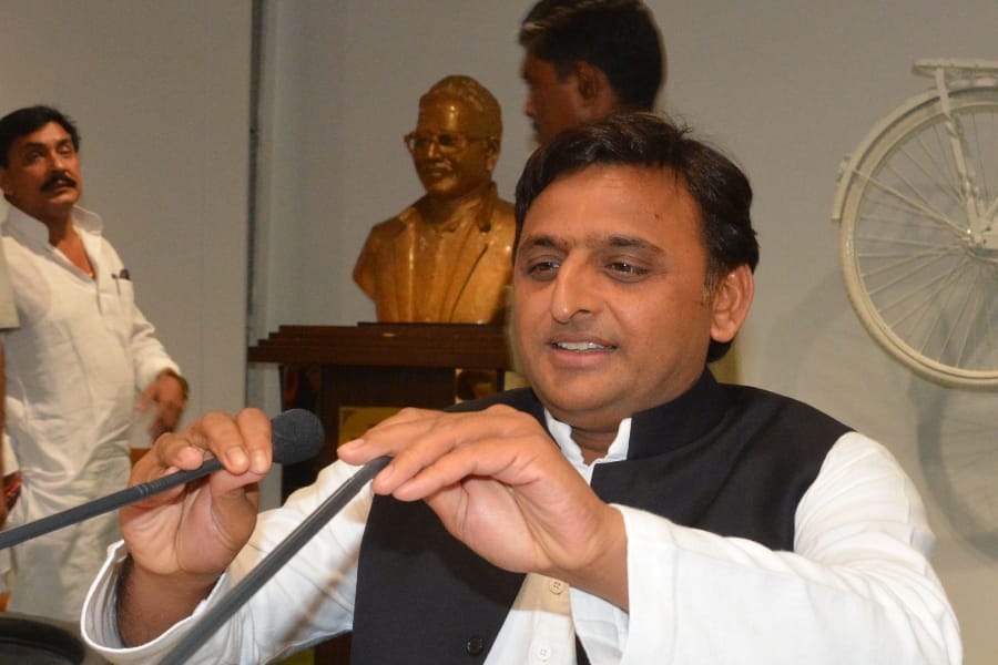  akhilesh yadav targets BJP for law and order in Uttar Pradesh.