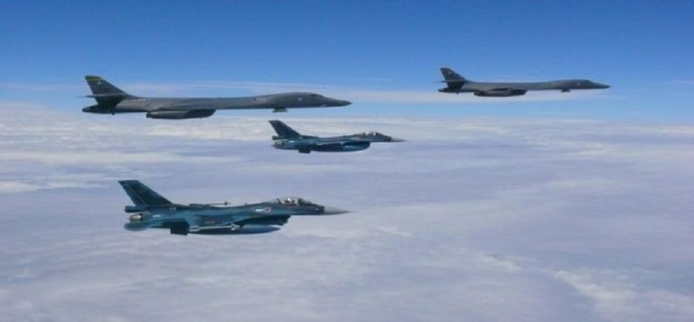 Japan on high alert after American B-1B bombers fly over South Korea