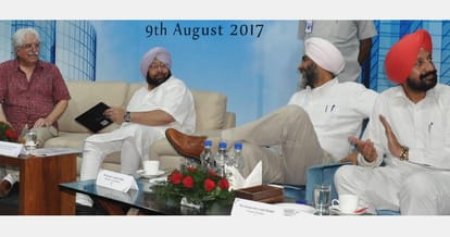 Punjab CM captain amarinder singh in Mohali