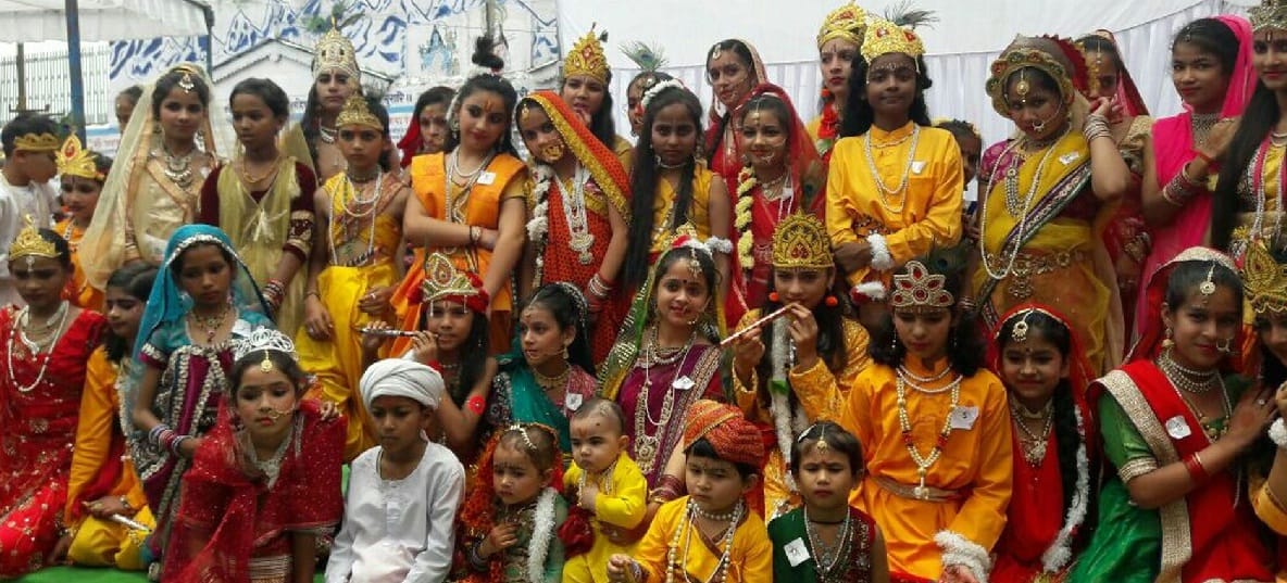 Radha-Krishna dance shine in Janmashtami festival