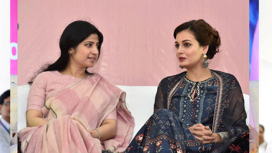 dimple yadav with bollywood actress