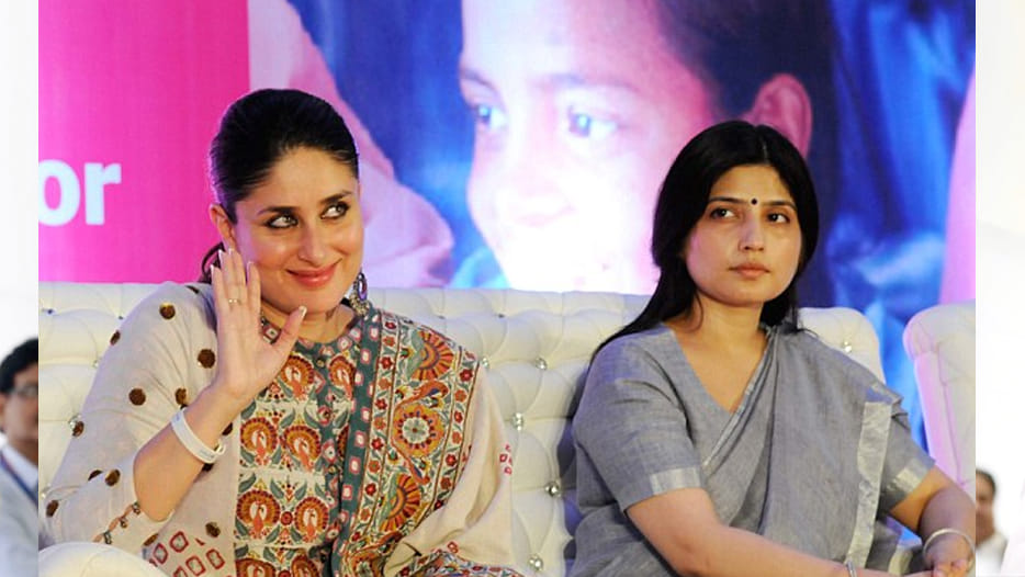 dimple yadav with bollywood actress