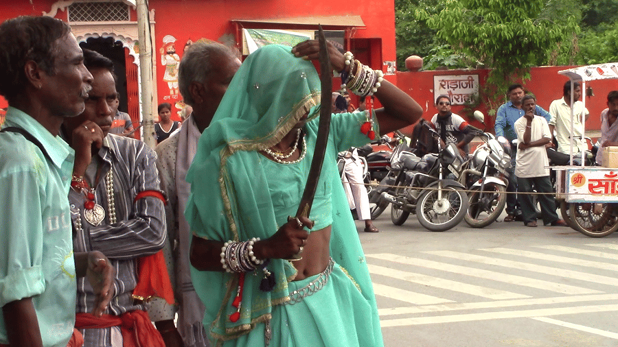 Tribals like to please God from dance