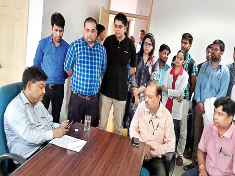 External medicines writing a doctor in medical college