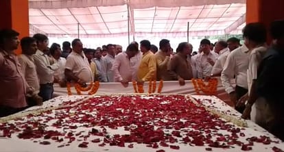 mortal remains of sanwar lal jat reached ajmer 