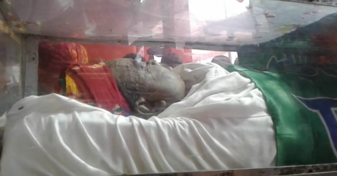 mortal remains of sanwar lal jat reached ajmer 