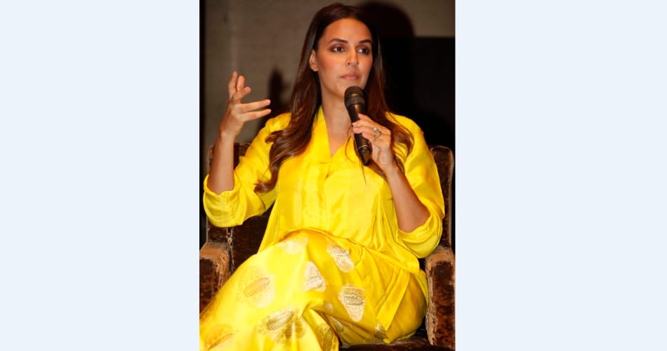 Actress Neha Dhupia Accident at Chandigarh, shoulder injury