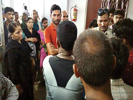 patients care taker was beaten
