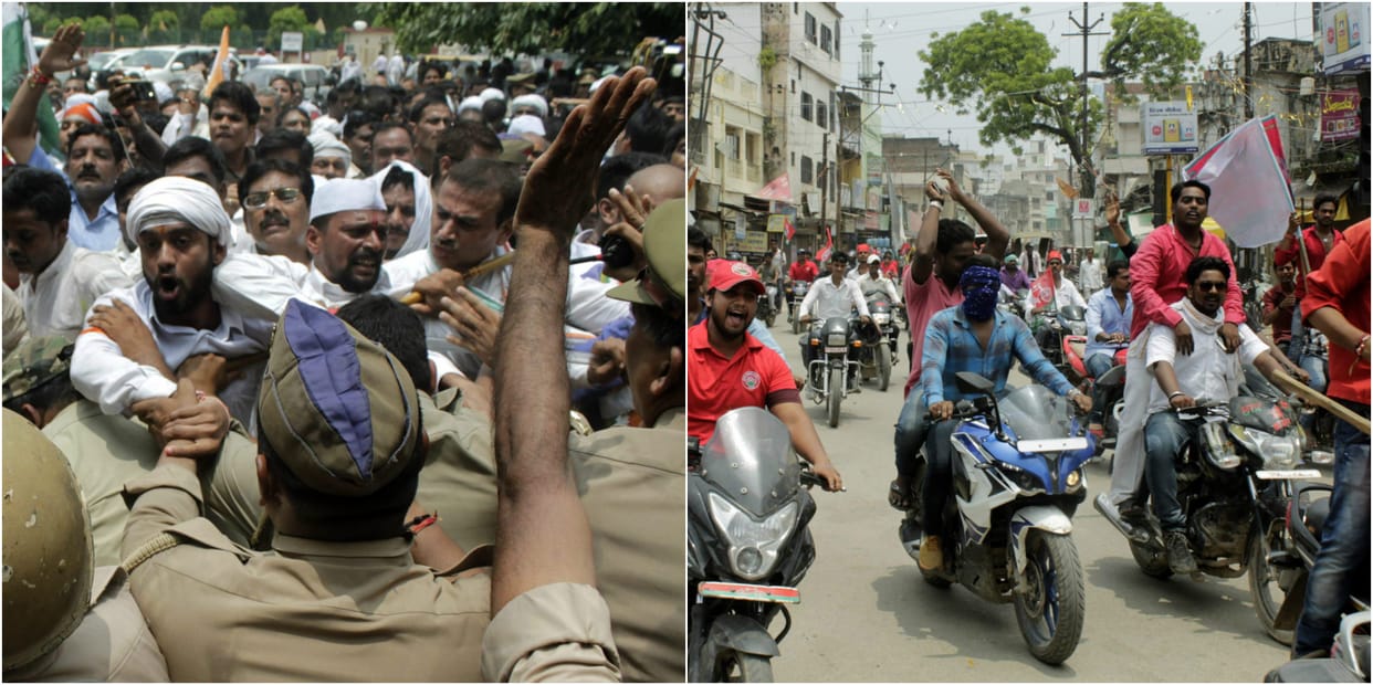 varanasi police  will  fine  charges when break rule in protest