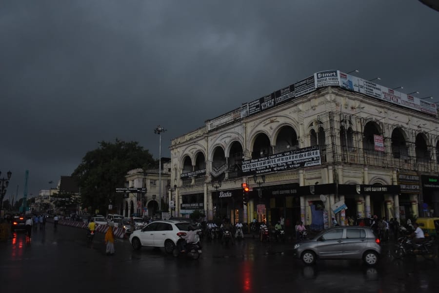 rain continue in Lucknow.