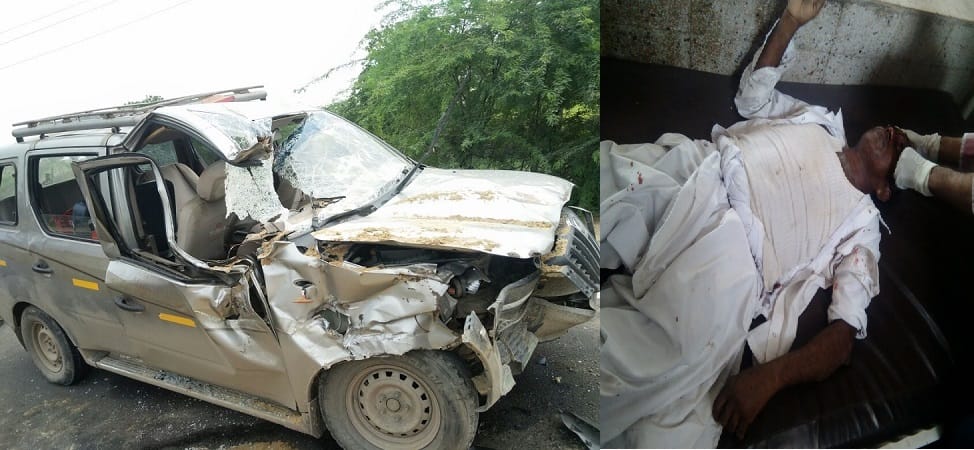 road accident in jodhpur, 10 injured