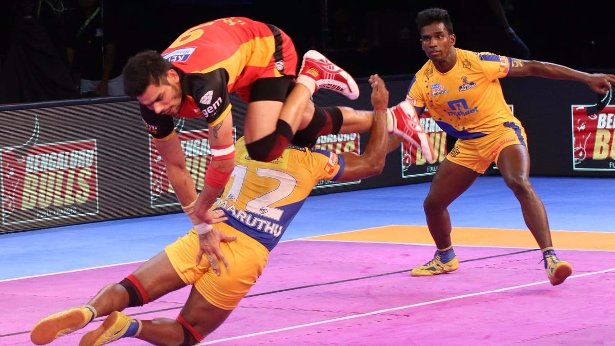 Pro Kabaddi League 2017: Tamil Thalivas  beat  Bengaluru Bulls in Nagpur