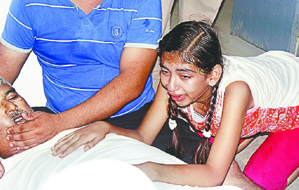 Death of father of accused on attacking MLA, see photos