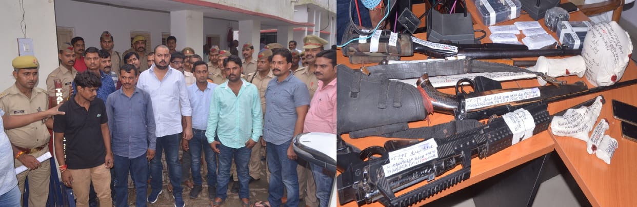 माफिया सपा ब्लाक प्रमुख सुधीर समेत 9 गिरफ्तार