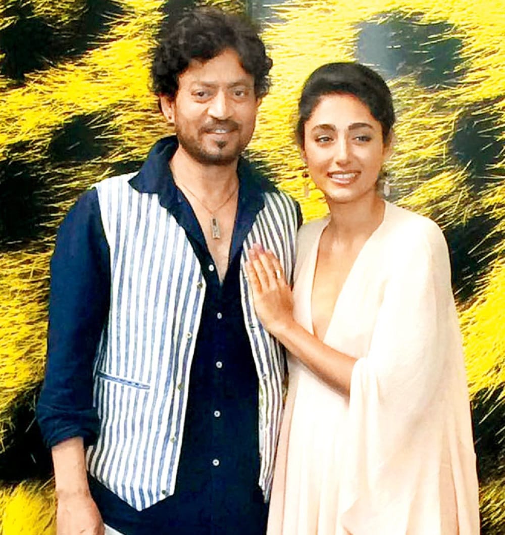 Irrfan Khan promotes The Song Of The Scorpions in Switzerland with Iranian actress