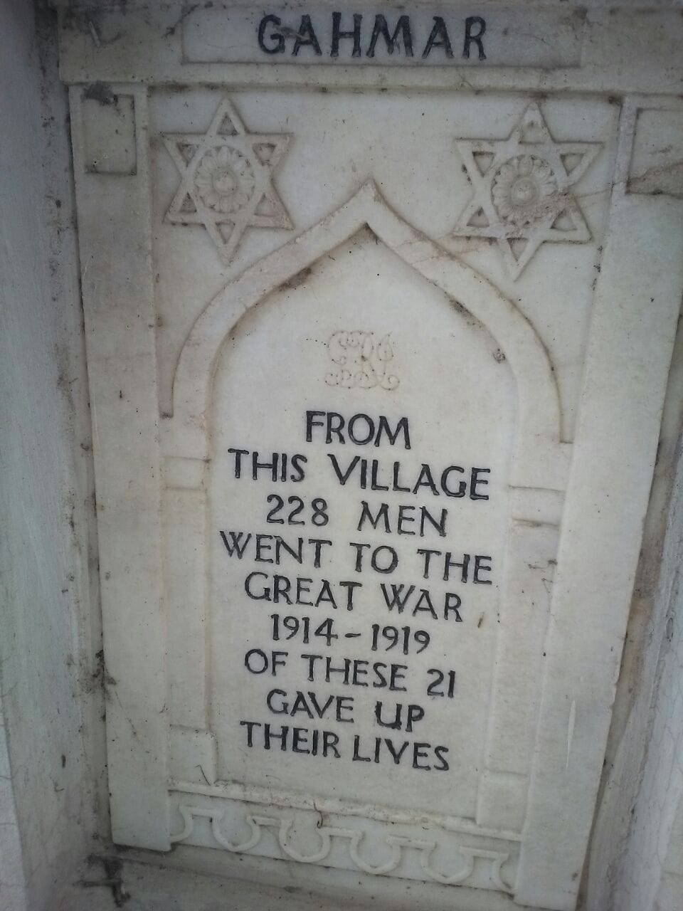 21 martyr from ghazipur in first world war