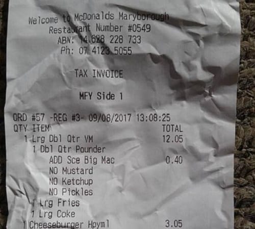 Worm found inside McDonald burger in Australia