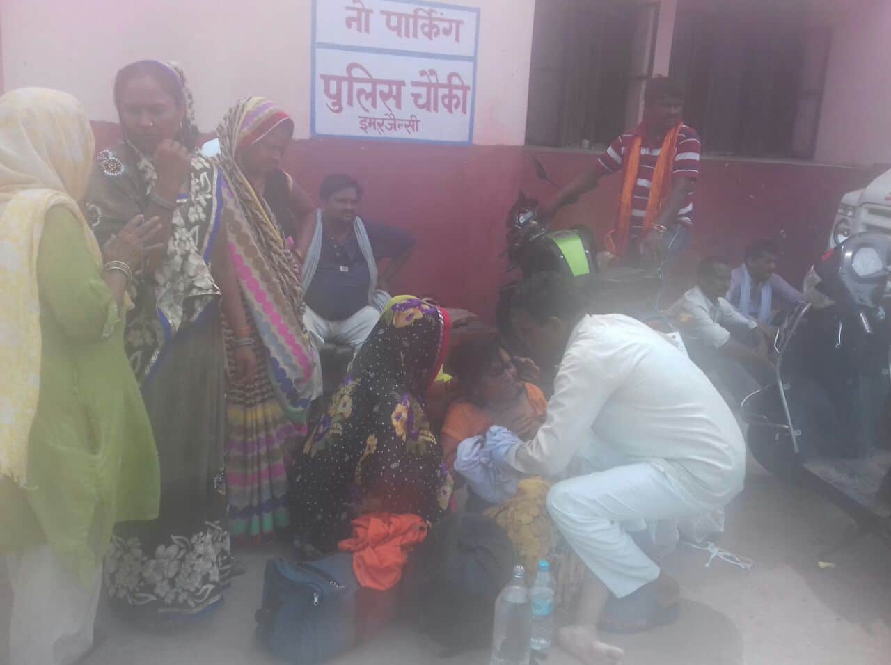 eyewitness told about the accident in agra