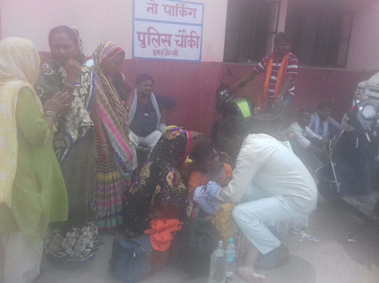 eyewitness told about the accident in agra